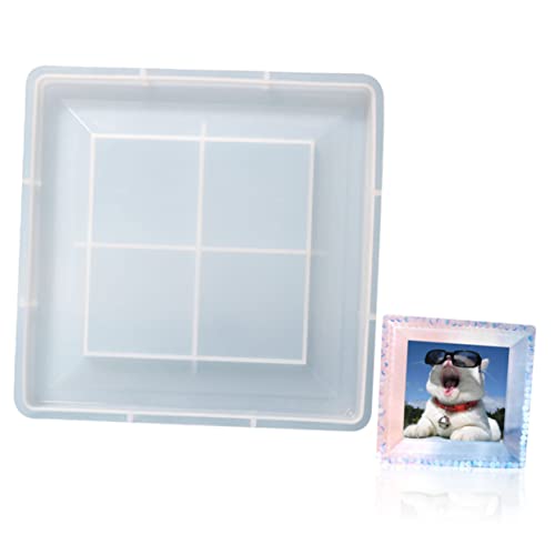 WEKAMOS Silikon Gießform für DIY Fotorahmen Wiederverwendbare Epoxidharz Form Große Quadratische Silikonform für Kreative Handwerksprojekte Kompatibel mit Acrylfarbe Seife für Wohnkultur WEKAMOS Silikon Gießform für DIY Fotorahmen Wiederverwendbare Epoxidharz Form Große Quadratische Silikonform für Kreative Handwerksprojekte Kompatibel mit Acrylfarbe Seife für Wohnkultur von WEKAMOS