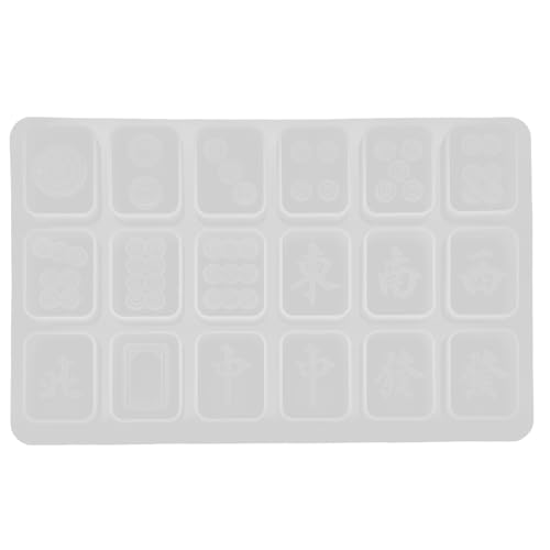 WEKAMOS Silikon Mahjong Gießformen Wiederverwendbare DIY Formen für Individuelle Mahjong Spielsteine Robustes Material Vielseitig für Farben und Schmuck Geeignet zum Basteln WEKAMOS Silikon Mahjong Gießformen Wiederverwendbare DIY Formen für Individuelle Mahjong Spielsteine Robustes Material Vielseitig für Farben und Schmuck Geeignet zum Basteln von WEKAMOS