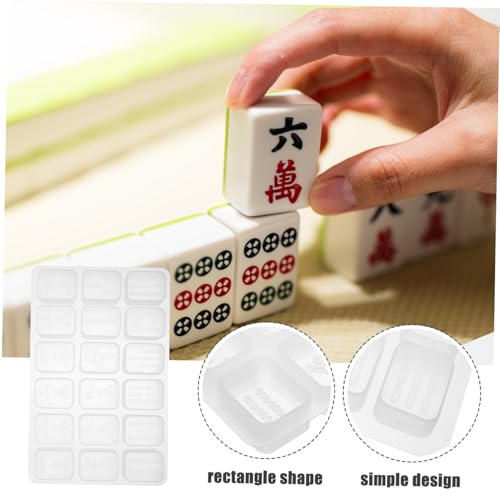 WEKAMOS Silikonform Mahjong DIY Gießform für Epoxidharz Harz Handgefertigte Mahjong spielsteine Transparente Flexible Silikonform für Kreative Bastelprojekte WEKAMOS Silikonform Mahjong DIY Gießform für Epoxidharz Harz Handgefertigte Mahjong spielsteine Transparente Flexible Silikonform für Kreative Bastelprojekte von WEKAMOS