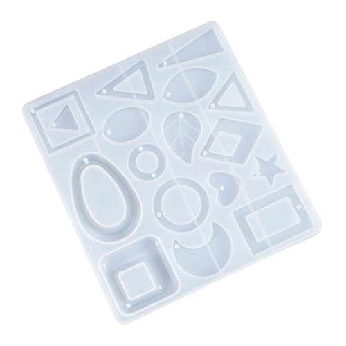 WEKAMOS Silikonform für Ohrringanhänger DIY Gießform Epoxidharz Silikonform Pendant Making Mold für Schmuckherstellung Originelles Basteln mit Sicherem Flexiblem Material WEKAMOS Silikonform für Ohrringanhänger DIY Gießform Epoxidharz Silikonform Pendant Making Mold für Schmuckherstellung Originelles Basteln mit Sicherem Flexiblem Material von WEKAMOS