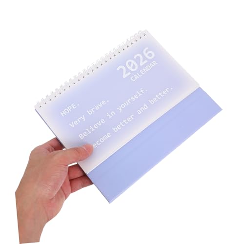WEKAMOS Spiral Kalender Stehender Tischkalender mit Zwillingsdrahtbindung und Notizblock Minimalistischer Monats und Wochenplaner für Büro Lehrer und Schüler Flexibler Jahresplaner bis WEKAMOS Spiral Kalender Stehender Tischkalender mit Zwillingsdrahtbindung und Notizblock Minimalistischer Monats und Wochenplaner für Büro Lehrer und Schüler Flexibler Jahresplaner bis von WEKAMOS