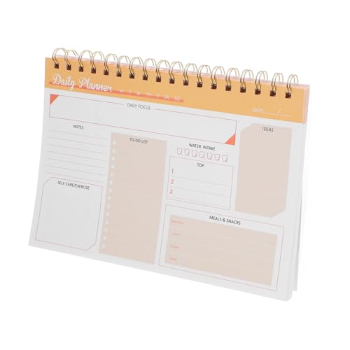 WEKAMOS Spiral Tagesplaner Notizblock Handlich Leicht und Langlebig mit Stündlicher Zeitangabe für Effizientes Zeitmanagement für Arbeit Studium und Tägliche Terminplanung WEKAMOS Spiral Tagesplaner Notizblock Handlich Leicht und Langlebig mit Stündlicher Zeitangabe für Effizientes Zeitmanagement für Arbeit Studium und Tägliche Terminplanung von WEKAMOS