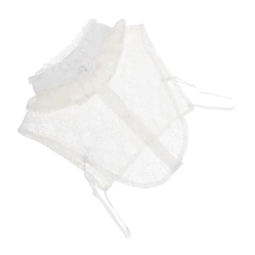 WEKAMOS Spitzen Fake Kragen Damen Blusenkragen Abnehmbar Eleganter Spitzenkragen Weiß Lace Falscher Kragen für Pullover Kleider Jacken Shirts Leicht und Angenehm für alle Jahreszeiten WEKAMOS Spitzen Fake Kragen Damen Blusenkragen Abnehmbar Eleganter Spitzenkragen Weiß Lace Falscher Kragen für Pullover Kleider Jacken Shirts Leicht und Angenehm für alle Jahreszeiten von WEKAMOS