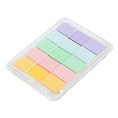 WEKAMOS Sticky Index Tabs Teilig Selbstklebend Farbige Haftnotizen für Schule Büro und Zuhause Praktische Seitenmarker und Lesezeichen Beschreibbar Wiederverwendbar und Auffällig von WEKAMOS
