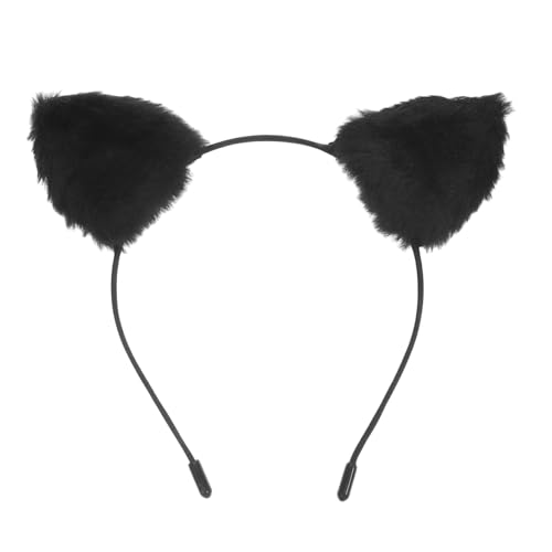 WEKAMOS Stirnband Mit Katzenohren Kostüm Halloween Kopfbedeckung Katzenohren Stirnband Für Erwachsene Pelzstirnbänder Für Frauen Katzenohren Clips Pinke Katzenohren Fuchsohren Black Eisen WEKAMOS Stirnband Mit Katzenohren Kostüm Halloween Kopfbedeckung Katzenohren Stirnband Für Erwachsene Pelzstirnbänder Für Frauen Katzenohren Clips Pinke Katzenohren Fuchsohren Black Eisen von WEKAMOS