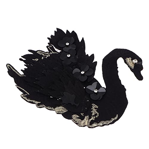 WEKAMOS Swan Shape Embroidered Applique Patch für DIY Kleidung Großer Auffälliger Stoffaufnäher Einfach zu Nähen Hautfreundlich Geeignet für Shirts Kissen Vorhänge und Mehr WEKAMOS Swan Shape Embroidered Applique Patch für DIY Kleidung Großer Auffälliger Stoffaufnäher Einfach zu Nähen Hautfreundlich Geeignet für Shirts Kissen Vorhänge und Mehr von WEKAMOS