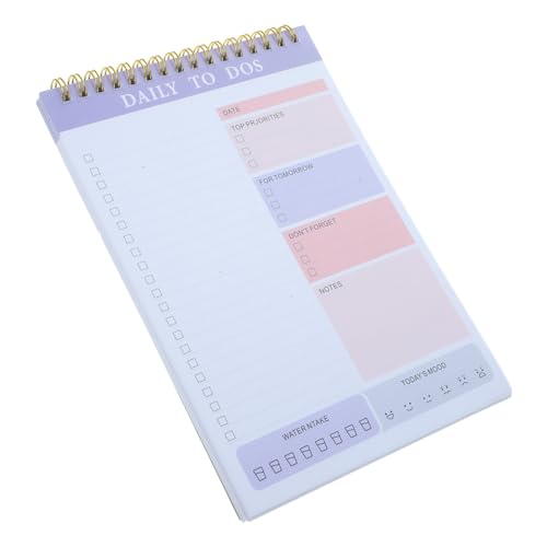 WEKAMOS Täglicher Planer Notizblock Abreißbarer Planer für Morgenroutinen Notizbuch mit Dickem für Familie und Freunde für Effiziente Planung und Organisation WEKAMOS Täglicher Planer Notizblock Abreißbarer Planer für Morgenroutinen Notizbuch mit Dickem für Familie und Freunde für Effiziente Planung und Organisation von WEKAMOS