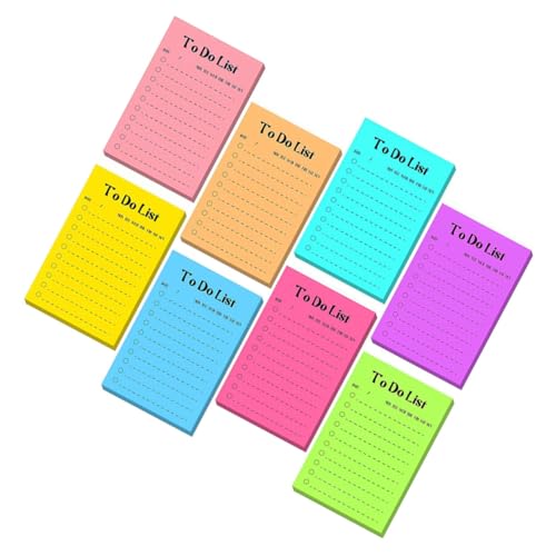 WEKAMOS Teiliges Fluoreszierende Memo Pads Selbstklebend Reißbare Notizzettel Kompakte Haftnotizen für Schule Büro Alltag Praktische Planer aufkleber zum Schnellen Notieren und Erinnern WEKAMOS Teiliges Fluoreszierende Memo Pads Selbstklebend Reißbare Notizzettel Kompakte Haftnotizen für Schule Büro Alltag Praktische Planer aufkleber zum Schnellen Notieren und Erinnern von WEKAMOS