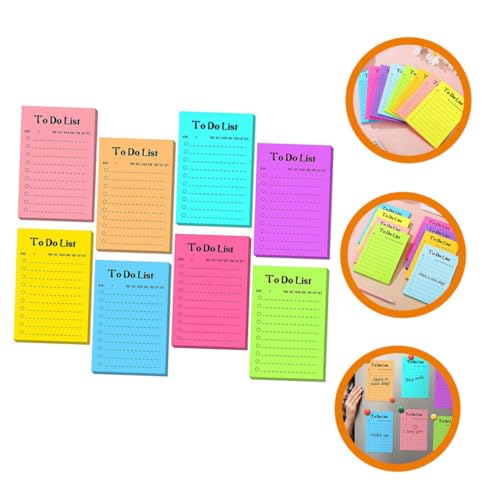 WEKAMOS Teiliges Fluoreszierendes Memo Pads Tragbare Selbstklebende Notizzettel mit Stark Haftender Oberfläche für Schule Büro Haushalt und Planung Praktisch und Dekorativ WEKAMOS Teiliges Fluoreszierendes Memo Pads Tragbare Selbstklebende Notizzettel mit Stark Haftender Oberfläche für Schule Büro Haushalt und Planung Praktisch und Dekorativ von WEKAMOS
