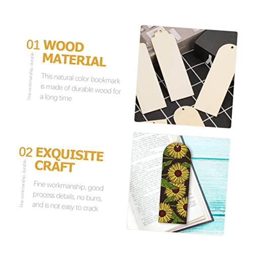 WEKAMOS Teiliges Holz Lesezeichen Blanko mit Quasten Unvollendete DIY Buchzeichen Anhänger Vielseitig für Geschenkanhänger und Dekoration für Schüler Leser Bastelprojekte WEKAMOS Teiliges Holz Lesezeichen Blanko mit Quasten Unvollendete DIY Buchzeichen Anhänger Vielseitig für Geschenkanhänger und Dekoration für Schüler Leser Bastelprojekte von WEKAMOS