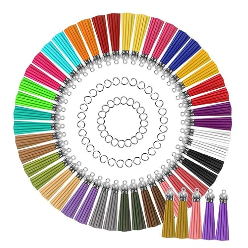 WEKAMOS Teiliges Leder Quasten Bunte Schlüsselanhänger Fransen DIY Anhänger für Taschen und Lesezeichen Langlebige Troddel für Kreative Bastelarbeiten und Geschenkideen WEKAMOS Teiliges Leder Quasten Bunte Schlüsselanhänger Fransen DIY Anhänger für Taschen und Lesezeichen Langlebige Troddel für Kreative Bastelarbeiten und Geschenkideen von WEKAMOS