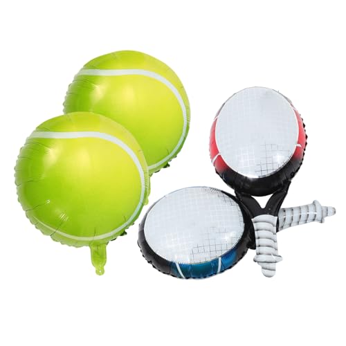 WEKAMOS Tennis Ballon Set Teilig Aluminiumfolie mit Hellen Tennisbällen Blauem Tennisschläger Partydeko Geburtstag Bachelorette Outdoor Leicht Tragbar Langlebig WEKAMOS Tennis Ballon Set Teilig Aluminiumfolie mit Hellen Tennisbällen Blauem Tennisschläger Partydeko Geburtstag Bachelorette Outdoor Leicht Tragbar Langlebig von WEKAMOS