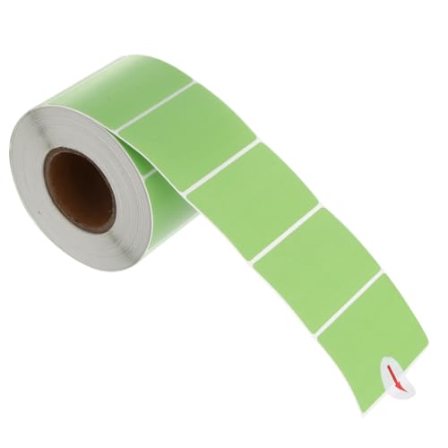 WEKAMOS Thermopapier Etiketten Selbstklebend Wasserfest Ölbeständig Für Thermodrucker Büro Küche Milchtee Laden Grün WEKAMOS Thermopapier Etiketten Selbstklebend Wasserfest Ölbeständig Für Thermodrucker Büro Küche Milchtee Laden Grün von WEKAMOS