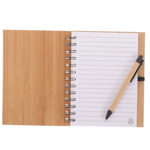WEKAMOS Tragbares Notizbuch mit Bambusdeckel Multifunktionales Kleines Notizpad für Wochen und Tagesplanung Langlebiges Papier Praktischer Organizer für Büro und Alltag WEKAMOS Tragbares Notizbuch mit Bambusdeckel Multifunktionales Kleines Notizpad für Wochen und Tagesplanung Langlebiges Papier Praktischer Organizer für Büro und Alltag von WEKAMOS