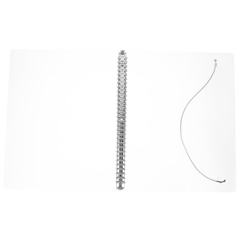 WEKAMOS Transparente Binder Hülle PP Notebook Schutzhülle Nachfüllbar Strapazierfähig Für Schule Büro Tagebuch Organizer von WEKAMOS