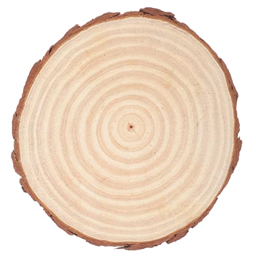 WEKAMOS Unbehandeltes Holz Mittelstück Runde Holzscheibe für DIY Projekte für Hochzeiten Feste Kunsthandwerk und Kreative Gestaltung WEKAMOS Unbehandeltes Holz Mittelstück Runde Holzscheibe für DIY Projekte für Hochzeiten Feste Kunsthandwerk und Kreative Gestaltung von WEKAMOS
