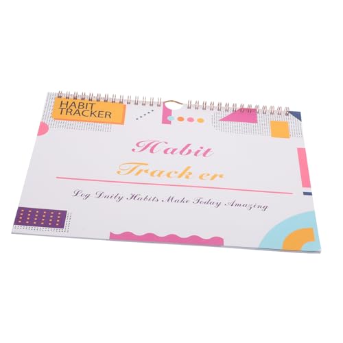 WEKAMOS Undated Habit Tracker Journal für Trainingsplaner Workout Tracker und Zielplanung Langlebiges Notizbuch für Motivation und Produktivität für Persönliche Entwicklung von WEKAMOS