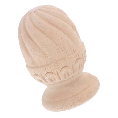 WEKAMOS Unlackierte Dekorative Holzsäule mit Geschnitztem Ananas Design Vielseitiger Treppenhandlaufpfosten aus Massivem Holz Europäischer Stil Baluster Spitze für DIY Heimdekoration WEKAMOS Unlackierte Dekorative Holzsäule mit Geschnitztem Ananas Design Vielseitiger Treppenhandlaufpfosten aus Massivem Holz Europäischer Stil Baluster Spitze für DIY Heimdekoration von WEKAMOS