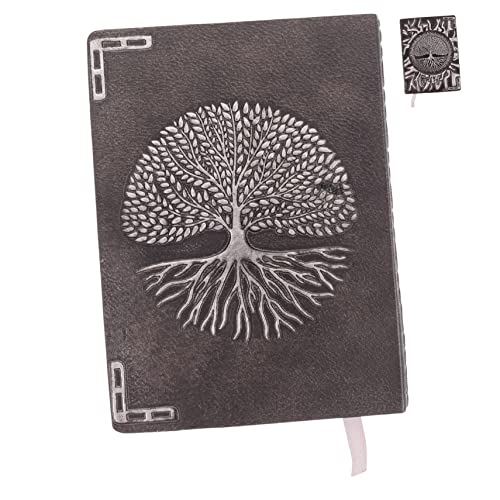 WEKAMOS Vintage Notizbuch Geprägtes PU Leder Tagebuch Journal für Schule Büro Reise und Handlich für Schreiben Skizzieren und Notizen Silber WEKAMOS Vintage Notizbuch Geprägtes PU Leder Tagebuch Journal für Schule Büro Reise und Handlich für Schreiben Skizzieren und Notizen Silber von WEKAMOS