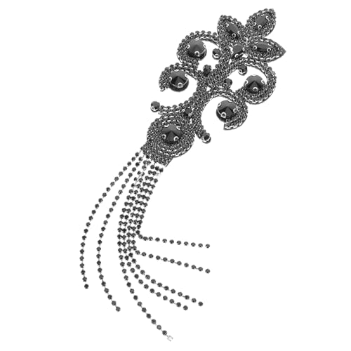 WEKAMOS Vintage Schulterepauletten mit Strass und Quasten Handgefertigte Schulterapplikationen für Damen Funkelnde Dekoration für Hochzeiten Abendveranstaltungen und Festliche Anlässe WEKAMOS Vintage Schulterepauletten mit Strass und Quasten Handgefertigte Schulterapplikationen für Damen Funkelnde Dekoration für Hochzeiten Abendveranstaltungen und Festliche Anlässe von WEKAMOS