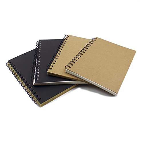 WEKAMOS Vintage Spiral Skizzenbuch aus Kraftpapier Notizbuch für Zeichnungen Schreiben und Notizen für Schule Büro und Kreative Projekte Leicht und Tragbar WEKAMOS Vintage Spiral Skizzenbuch aus Kraftpapier Notizbuch für Zeichnungen Schreiben und Notizen für Schule Büro und Kreative Projekte Leicht und Tragbar von WEKAMOS