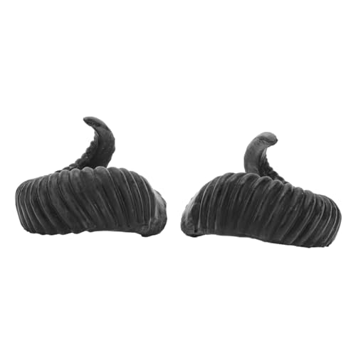 WEKAMOS Vivid Halloween Haarreif mit Schwarzen Schafshörnern Realistische Widderhörner Haarschmuck Halloween Kopfschmuck für Party Dekoration Mittelgroß WEKAMOS Vivid Halloween Haarreif mit Schwarzen Schafshörnern Realistische Widderhörner Haarschmuck Halloween Kopfschmuck für Party Dekoration Mittelgroß von WEKAMOS