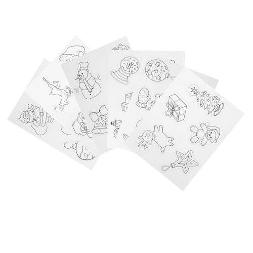 WEKAMOS Weihnachtliche Schrumpffolien Teilig mit Klassischen Mustern Hitzeaktivierbares DIY Material für Schlüsselanhänger Schmuck und Langlebige Schrumpffolien für Kreative WEKAMOS Weihnachtliche Schrumpffolien Teilig mit Klassischen Mustern Hitzeaktivierbares DIY Material für Schlüsselanhänger Schmuck und Langlebige Schrumpffolien für Kreative von WEKAMOS