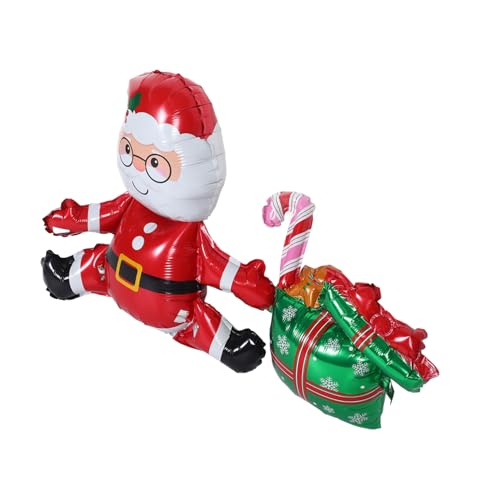 WEKAMOS Weihnachtlicher Santa Claus Folienballon Aufblasbar Grün Langlebig Festliche Ballondekoration für Weihnachtsfeier und Party als Highlight für Einkaufszentren und Zuhause WEKAMOS Weihnachtlicher Santa Claus Folienballon Aufblasbar Grün Langlebig Festliche Ballondekoration für Weihnachtsfeier und Party als Highlight für Einkaufszentren und Zuhause von WEKAMOS