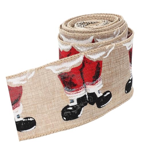 WEKAMOS Weihnachtliches DIY Geschenkband mit Cartoon Motiv Glatte Oberfläche Vielseitig für Geschenkverpackung Weihnachtsbaumdeko und Bastelprojekte Lang Genug für Kreative Dekorationen WEKAMOS Weihnachtliches DIY Geschenkband mit Cartoon Motiv Glatte Oberfläche Vielseitig für Geschenkverpackung Weihnachtsbaumdeko und Bastelprojekte Lang Genug für Kreative Dekorationen von WEKAMOS