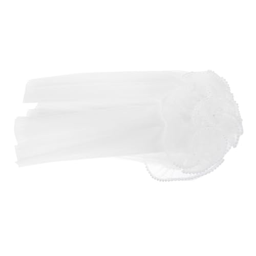WEKAMOS Weißes Geschenkverpackungsnetz mit Perlenkante Dekorative Tüll gazerolle für DIY basteln Blumensträuße Geschenkverpackung Vielseitig Verwendbares Tüll netz für Hochzeiten und von WEKAMOS