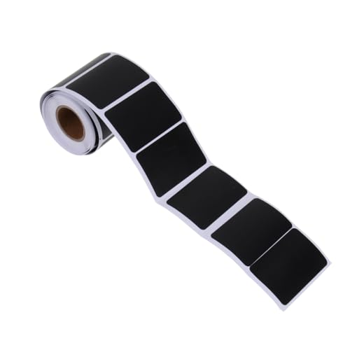 WEKAMOS Wiederverwendbare PVC Kreidetafelaufkleber Wasserdichte Beschriftungsetiketten für Vorratsdosen Küche Büro und Ablösbare und Beschreibbare Etiketten Schwarz WEKAMOS Wiederverwendbare PVC Kreidetafelaufkleber Wasserdichte Beschriftungsetiketten für Vorratsdosen Küche Büro und Ablösbare und Beschreibbare Etiketten Schwarz von WEKAMOS