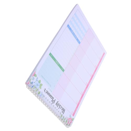 WEKAMOS Wochenplaner Notizbuch Leichtes Multifunktionales Notizheft für Schüler Büro Reise Terminplaner Tagesplan Todo Liste Schreibblock Flach Liegend für Tägliche Organisation WEKAMOS Wochenplaner Notizbuch Leichtes Multifunktionales Notizheft für Schüler Büro Reise Terminplaner Tagesplan Todo Liste Schreibblock Flach Liegend für Tägliche Organisation von WEKAMOS