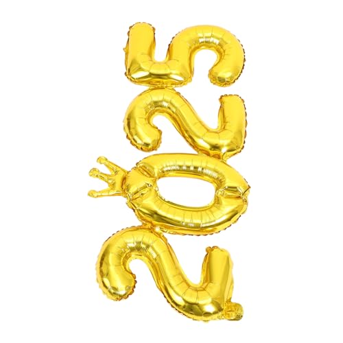 WEKAMOS Zahlenballon mit Krone Nahtlos Integriertes Folienballon Design Goldfarbene Geburtstags und Neujahrsdeko Einfache Montage für Jubiläen Hochzeiten und Besondere Anlässe WEKAMOS Zahlenballon mit Krone Nahtlos Integriertes Folienballon Design Goldfarbene Geburtstags und Neujahrsdeko Einfache Montage für Jubiläen Hochzeiten und Besondere Anlässe von WEKAMOS