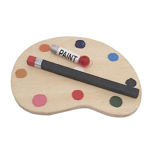 WEKAMOS Zeichenbrett-Palette Partygeschenk Zubehör Für Puppenhäuser Requisiten Für Bjd Puppenhauszubehör Paletten Zum Bemalen Von Puppen Bjd-zubehör Puppenhaus-miniaturen MDF von WEKAMOS