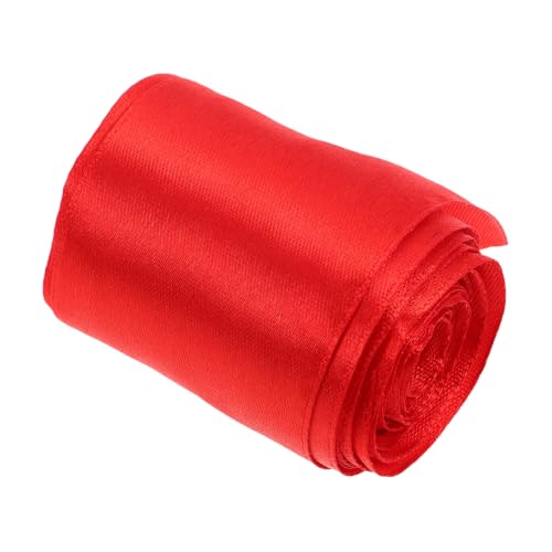 WEKAMOS Zielband Zielband Marathon Leichtathletik Kollisionsseil Satin Finish Gürtel Laufband Lauf Renngürtel Rot Polyester von WEKAMOS