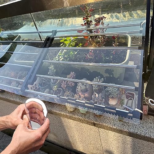Markise für die Haustür, Protection Transparent Rainproof For Gewächshaus Multiple Sizes(1.56x5m(5.1x16.4ft)) von WEKONUMEX