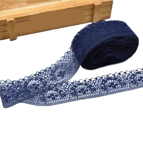 Vintage-Spitzenbordüre, 10 Yards Schöne Spitze for DIY Band Band 40MM Spitze Trim Bestickt(Color12) von WEKONUMEX