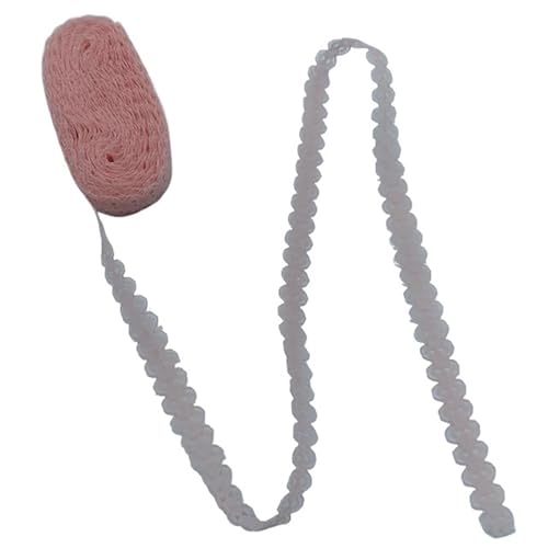 Vintage-Spitzenbordüre, 10M Spitze Bilateral Ribbon Trim Stoff bestickt Netz Breite 14MM(Color9) von WEKONUMEX