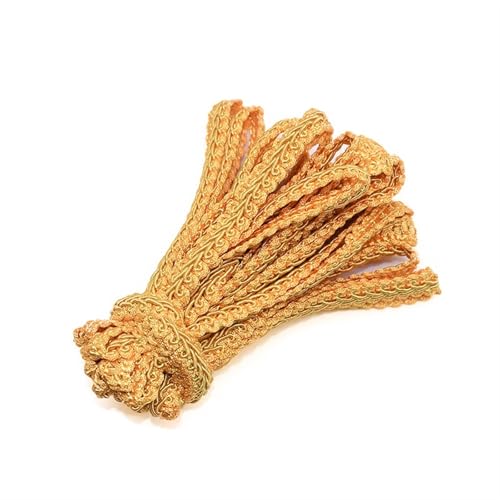 Vintage-Spitzenbordüre, 12M Spitzenbesatzband aus Polyester, geflochtene Spitze, Nähen, Kleidungszubehör, Kurve, Spitze(F07) von WEKONUMEX