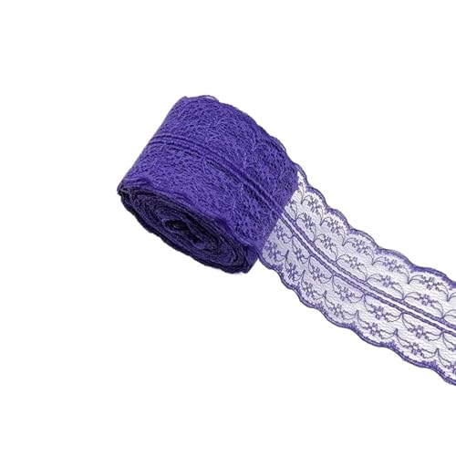 Vintage-Spitzenbordüre, 4,5 cm Spitzenband, DIY-Bastelband, Borte for Nähen von Blumenbändern(Color14) von WEKONUMEX