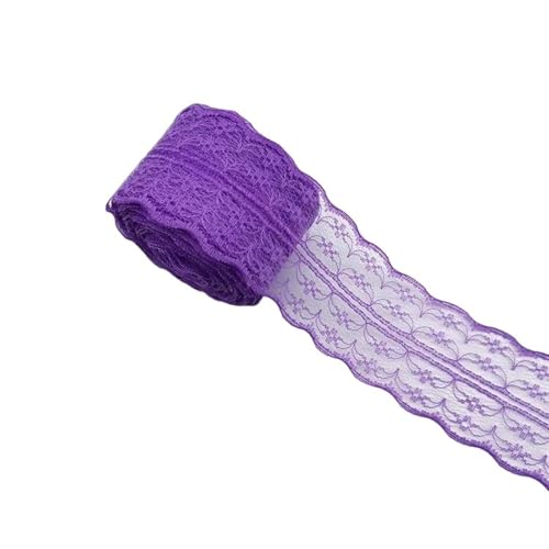 Vintage-Spitzenbordüre, 4,5 cm Spitzenband, DIY-Bastelband, Borte for Nähen von Blumenbändern(Color16) von WEKONUMEX