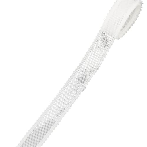 Vintage-Spitzenbordüre, 5 Yards/Rolle Weiß Stoff Gurtband Dekoration Schöne Geschenk Verpackung Material(33) von WEKONUMEX