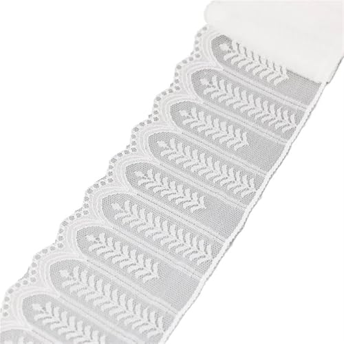 Vintage-Spitzenbordüre, 5 Yards/Rolle Weiß Stoff Gurtband Dekoration Schöne Geschenk Verpackung Material(51) von WEKONUMEX