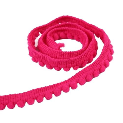 Vintage-Spitzenbordüre, 50 Yards Tiny Ball Fringe Trim Spitze Trim Ball Fringe Band(14) von WEKONUMEX