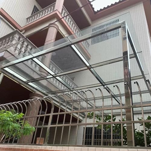 WEKONUMEX Auvent de porte d'entrée, Polycarbonat-Dachbahn, mehrere Größen, Gartenüberdachung, Gewächshausabdeckung (1 x 1 m) von WEKONUMEX