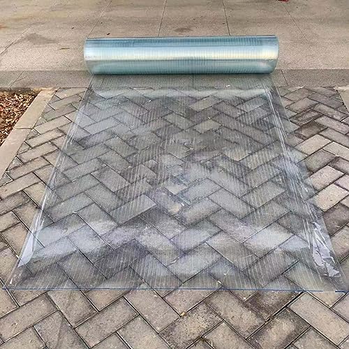 WEKONUMEX Auvent de porte d'entrée, Polycarbonat-Gewächshaus-Dachplatten, Schutz, Tagesbeleuchtung, Gartenüberdachung, mehrere Größen (0,6 x 5 m) von WEKONUMEX