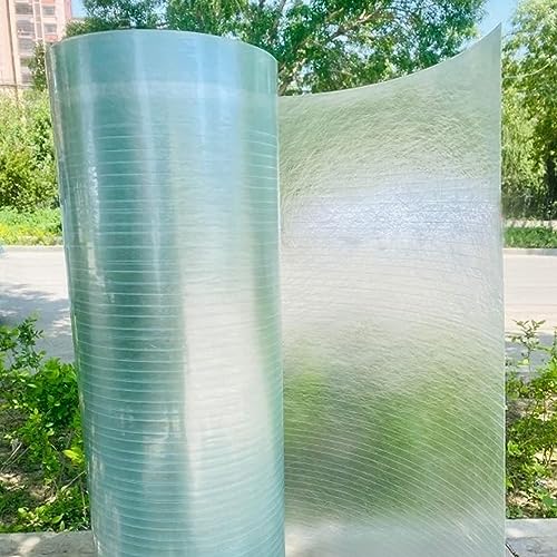 WEKONUMEX Auvent de porte d'entrée, Polycarbonat-Platten, regendicht, transparent, mehrere Größen, für Garagen, Vordächer, Gewächshäuser (0,8 x 4 m)) von WEKONUMEX