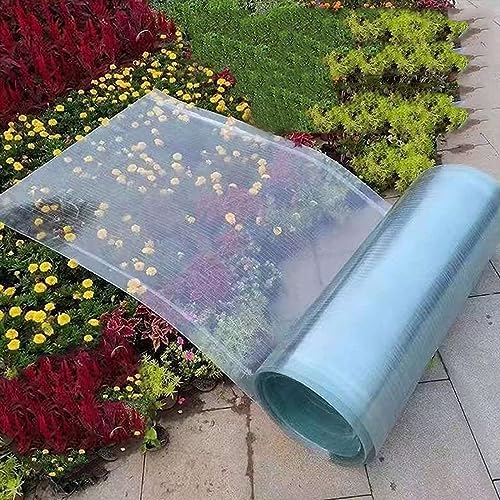 WEKONUMEX Auvent de porte d'entrée, Polycarbonat-Tageslichtplatte, wasserdichter Schutz, leicht zu schneiden, 0,5–1,5 m x 4–20 m (0,6 x 10 m) von WEKONUMEX