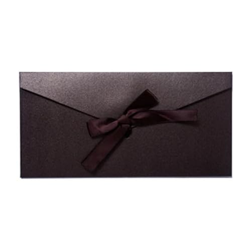 WEKONUMEX Hochzeit Postkarte Einladungen, Hochzeitseinladungskarte mit Umschlägen, Mehrfarbig, 10 Stück(Long-Coffee) von WEKONUMEX