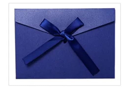 WEKONUMEX Hochzeit Postkarte Einladungen, Hochzeitseinladungskarte mit Umschlägen, Mehrfarbig, 10 Stück(Short-Blue) von WEKONUMEX